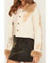Image #3 - Shyanne Women's Merritt Embroidered Faux Suede Jacket, Beige, hi-res