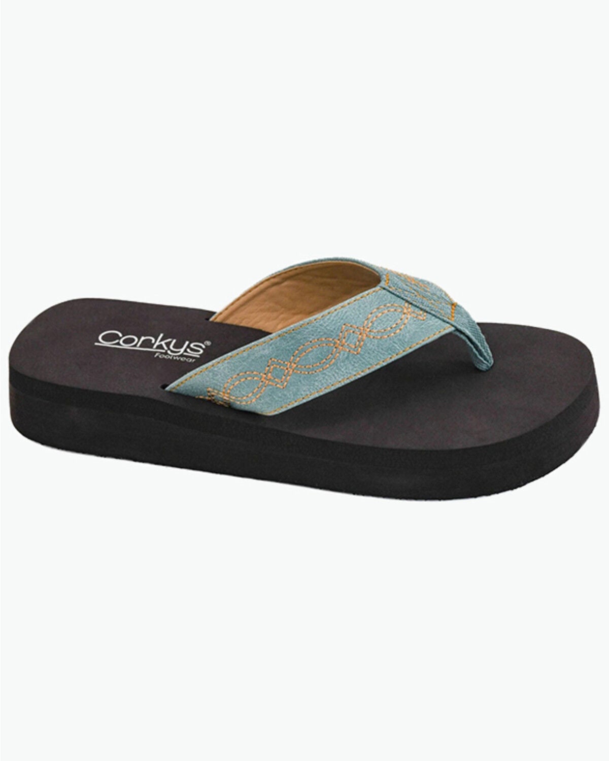 Image #2 - Corky's Women's Overboard Sandals, Turquoise, hi-res