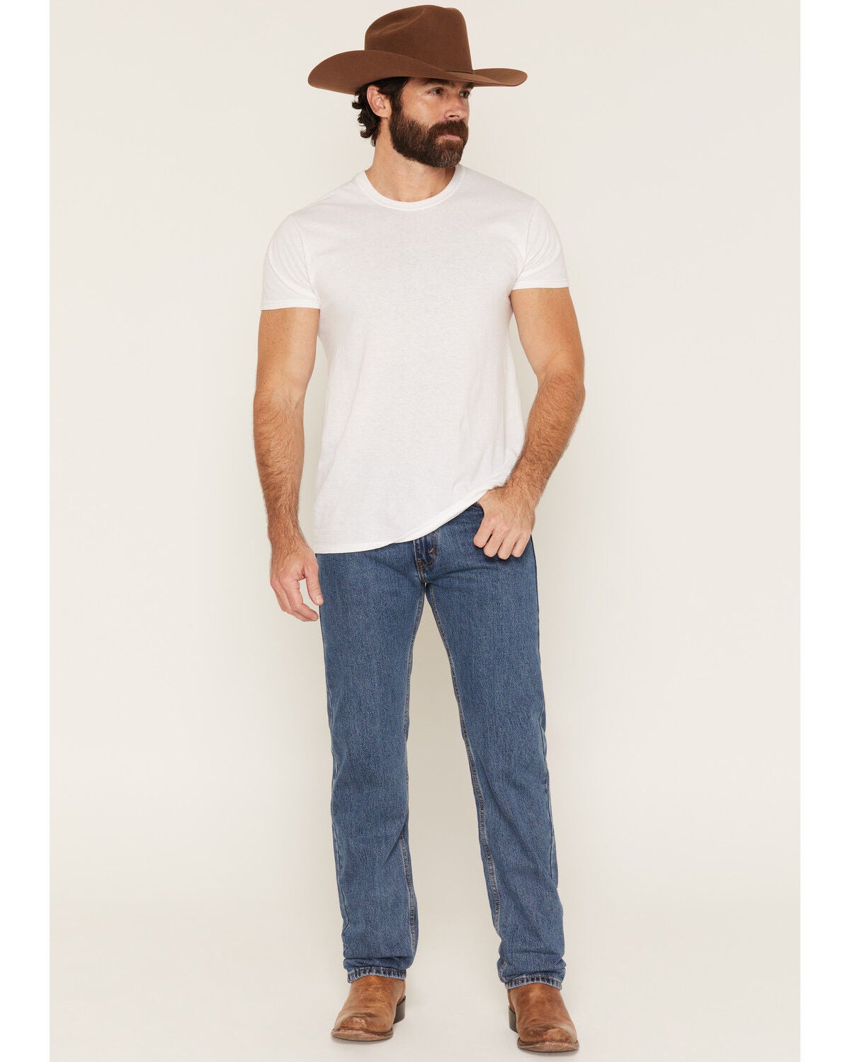 Image #1 - Levi's Men's 505 Prewashed Regular Straight Leg Denim Jeans, Stonewash, hi-res