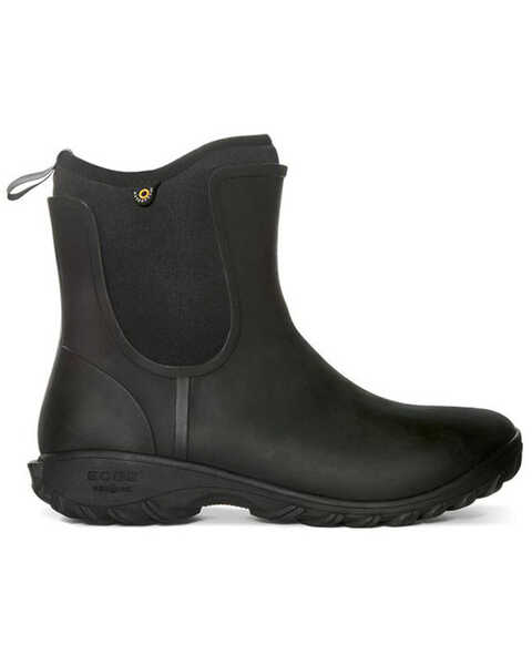 Bogs Women's Sauvie Slip-On Outdoor Boots - Round Toe, Black, hi-res