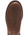 Ariat Men's Groundbreaker Chelsea Waterproof Work Boots - Steel Toe, Dark Brown, hi-res