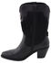 Image #4 - Milwaukee Leather Women's Snake Print Western Boots - Round Toe, Black, hi-res