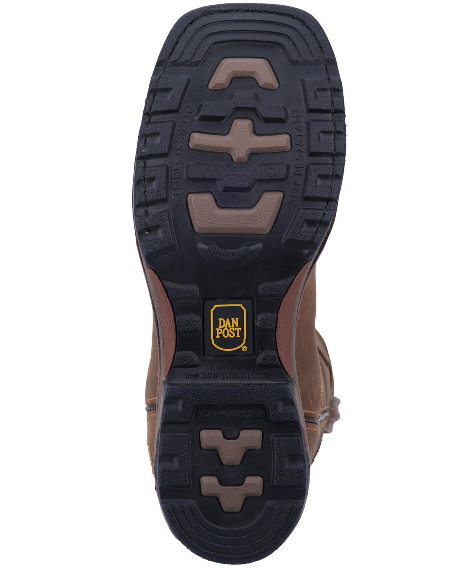 Image #8 - Dan Post Men's Blayde Waterproof Pull On Work Boots, Saddle Tan, hi-res