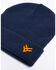 Hawx® Men's Side Logo Beanie, Navy, hi-res