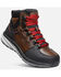 Image #1 - Keen Men's Red Hook Lace-Up Waterproof Work Boots - Soft Toe, Dark Brown, hi-res