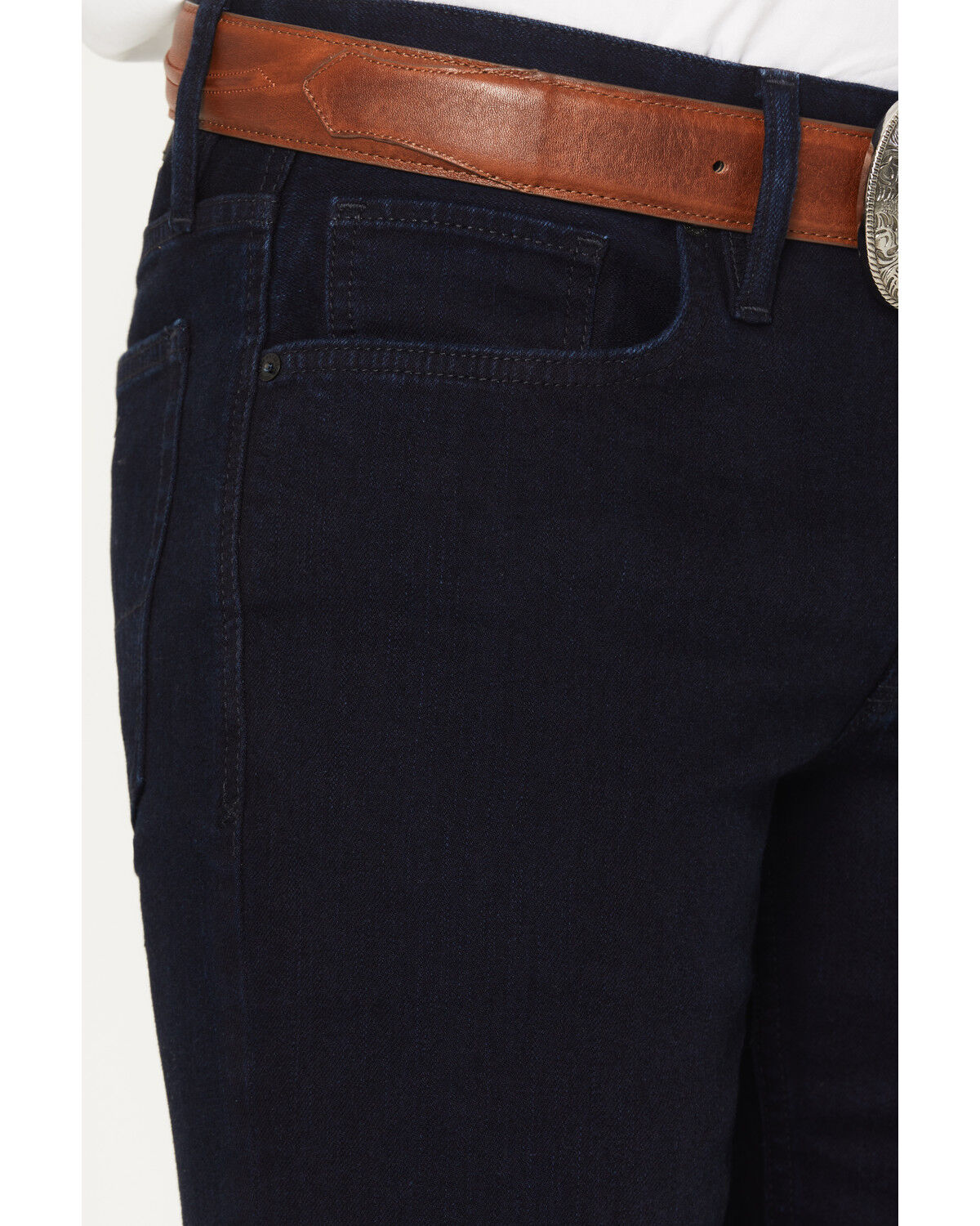 Image #2 - Cody James Black 1978® Men's Mitchum Wash Dexter Slim Bootcut Stretch Denim Jeans, Dark Wash, hi-res