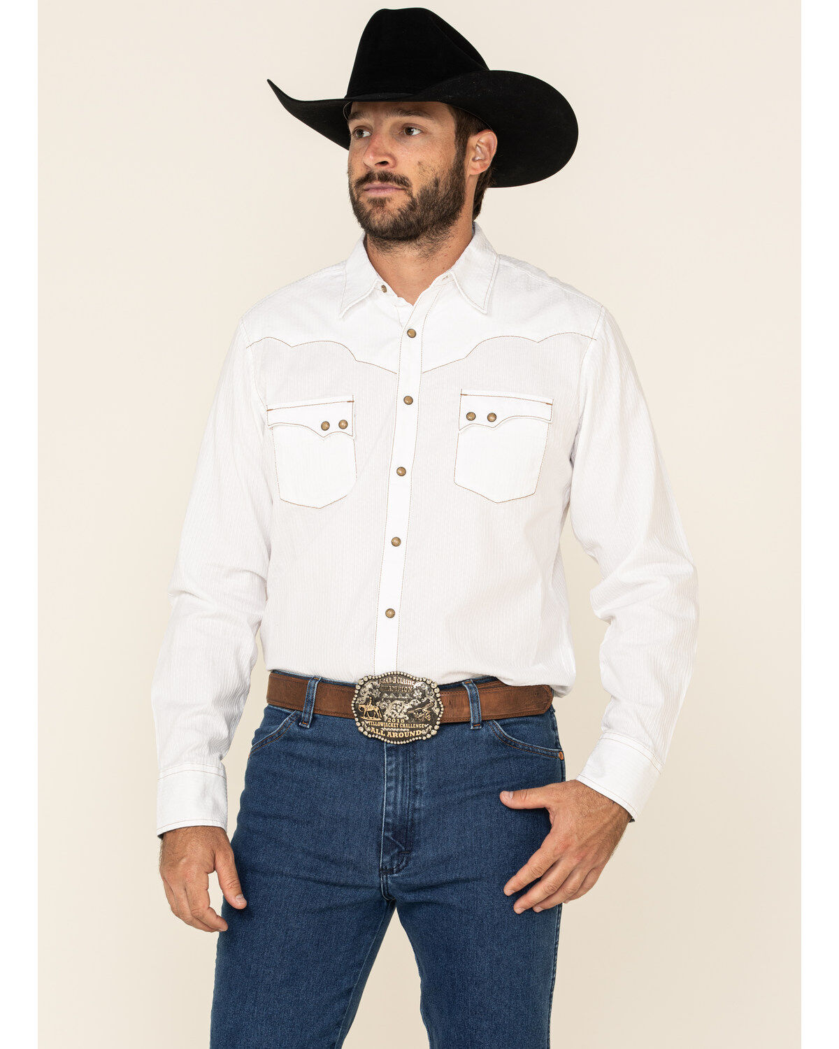 Product Name:  Wrangler Men's Active Flex Stonewash Slim Cowboy Cut Jeans