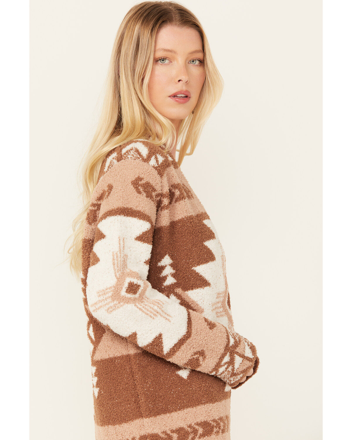 Image #2 - Idyllwind Women's Hunter Cozy Town Cardigan, Pecan, hi-res