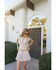 Image #2 - Cleo + Wolf Women's Floral Print Short Sleeve Smocked Shirt, Ivory, hi-res
