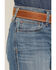 Image #2 - Ariat Women's R.E.A.L. Fabiana Medium Wash Mid Rise Trouser Stretch Denim Jeans, Medium Wash, hi-res