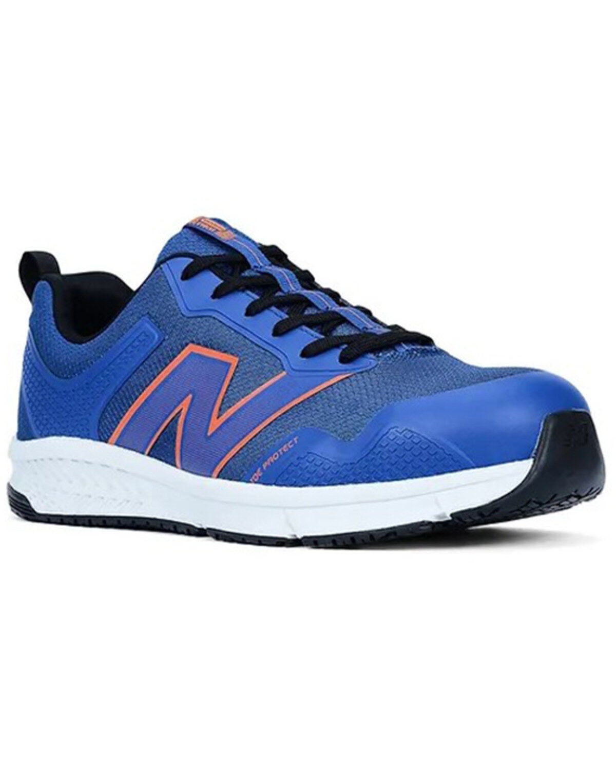 New Balance Men's Evolve Work Shoes - Alloy Toe, Blue, hi-res