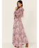 Free People Women's Multicolored Mirage Maxi Dress, Purple, hi-res