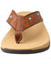 Image #5 - Twisted X Women's Tooled Studded Sandals, , hi-res