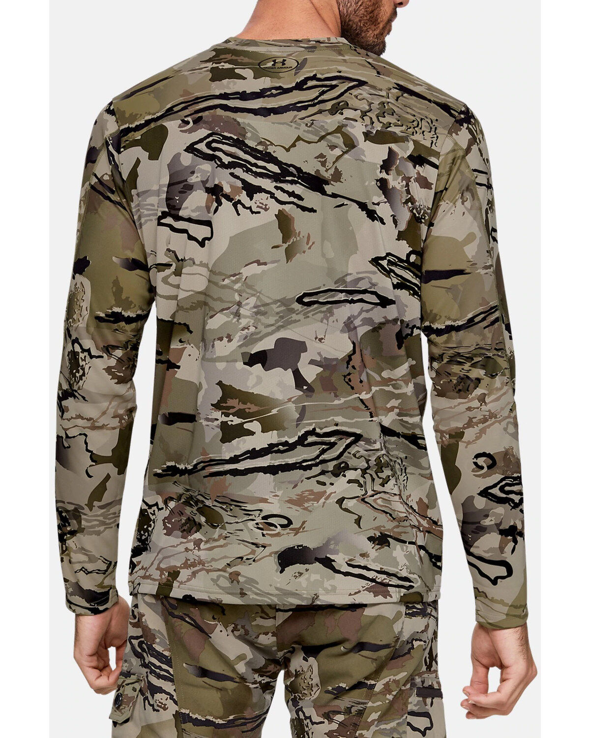 Image #2 - Under Armour Men's Barren Iso-Chill Brushline Long Sleeve Work Shirt, Camouflage, hi-res