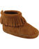 Image #1 - Minnetonka Infant's Back Flap Booties, , hi-res