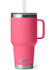 Image #1 - YETI Rambler® Straw Lid 35oz Travel Mug, Bright Pink, hi-res