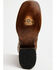 Image #7 - Circle G Men's Orix Caiman Patchwork Western Boots - Broad Square Toe, Tan, hi-res