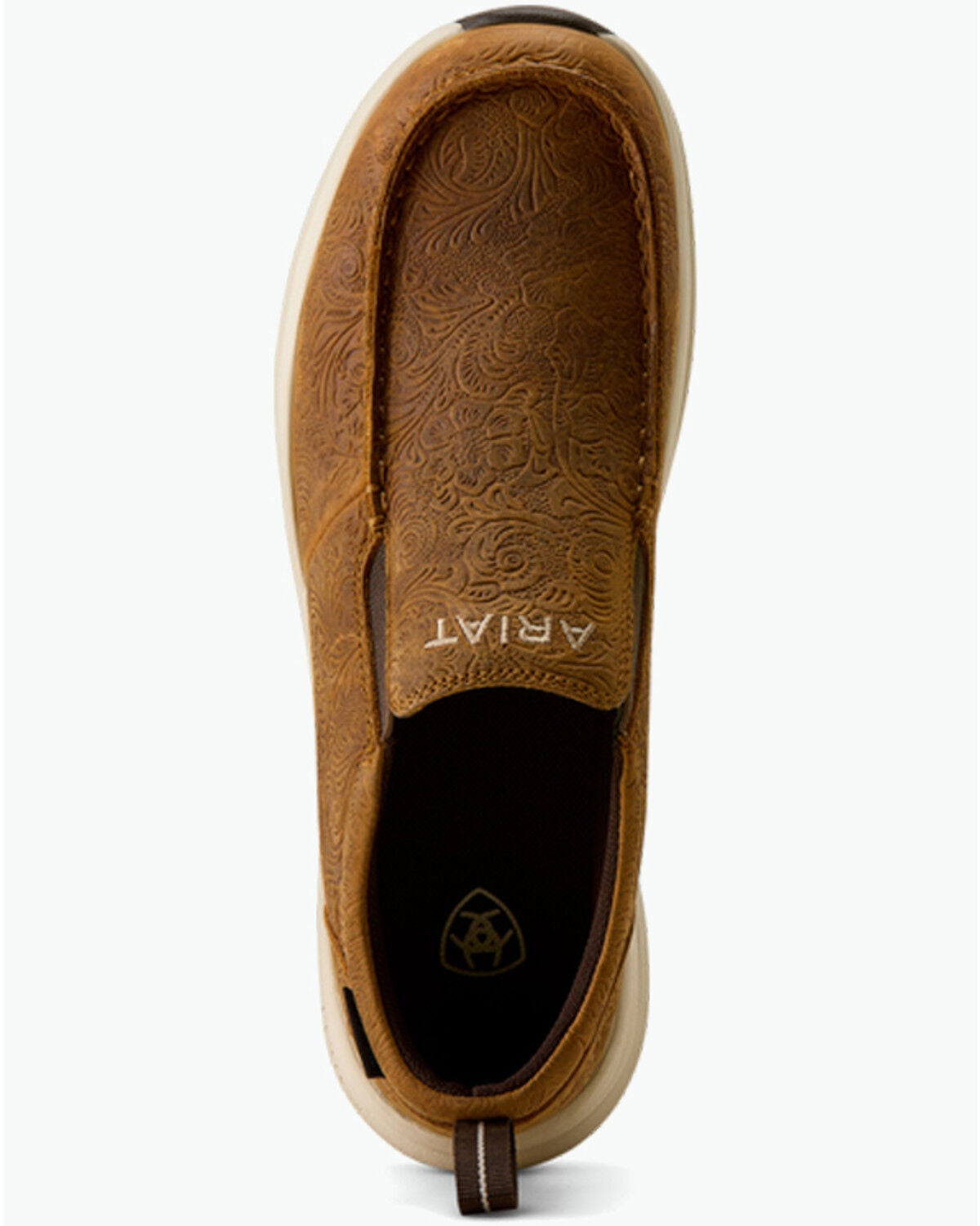 Image #4 - Ariat Women's Buckeye Slip-On Waterproof Shoes - Moc Toe, Brown, hi-res