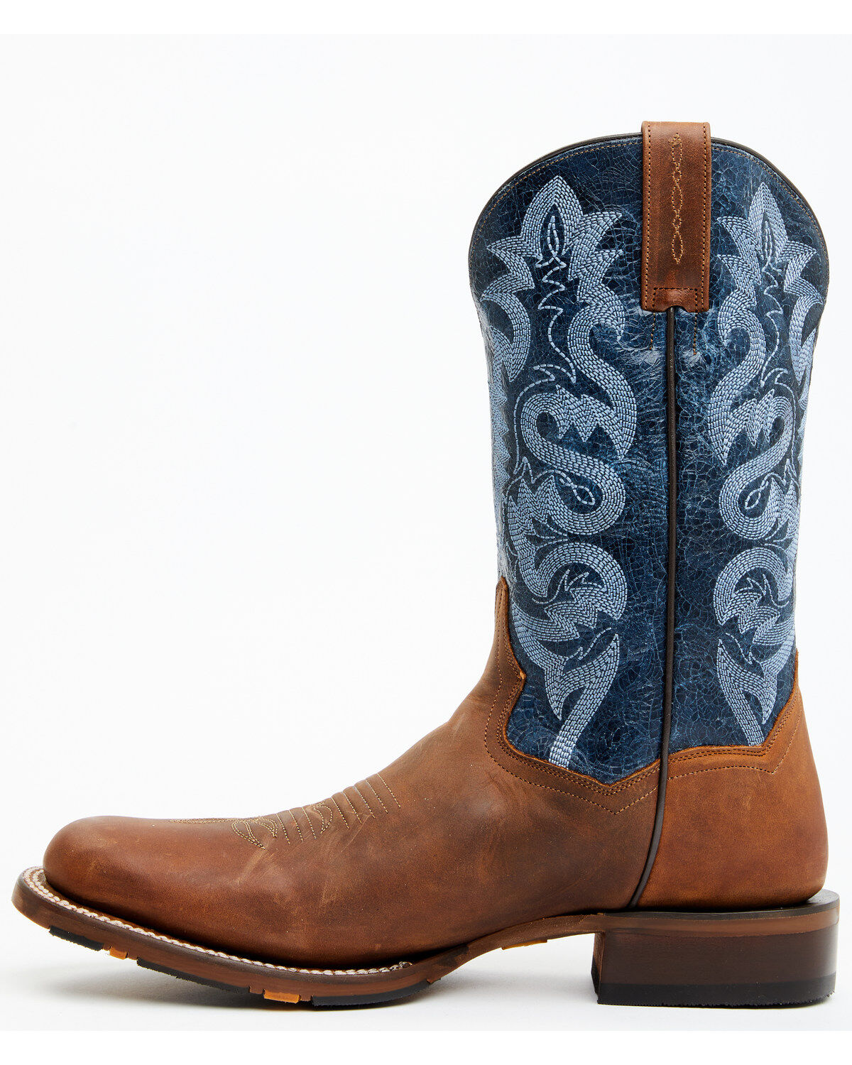 Image #3 - Dan Post Men's Performance Western Boots - Round Toe, Brown, hi-res