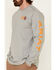 Image #3 - Ariat Men's FR Logo Crew Neck Long Sleeve Shirt, , hi-res