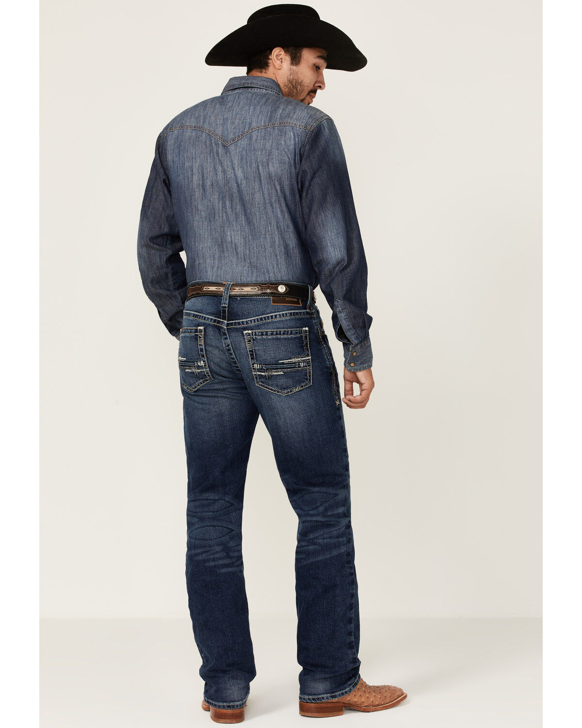 m2 relaxed stretch duke boot cut jean