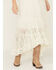 Image #2 - Wild Moss Women's Lace High-Low Skirt, Ivory, hi-res