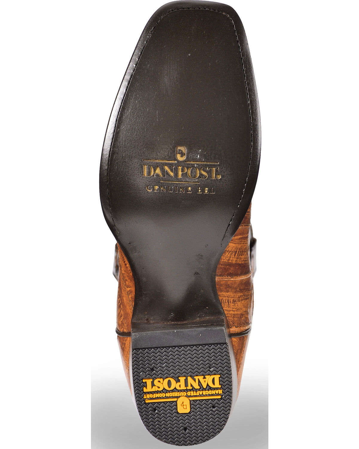 Image #5 - Dan Post Men's Two Tone Eel Cowboy Boots - Square Toe, , hi-res