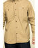 Carhartt Men's Rugged Flex Rigby Long Sleeve Work Shirt, Beige/khaki, hi-res