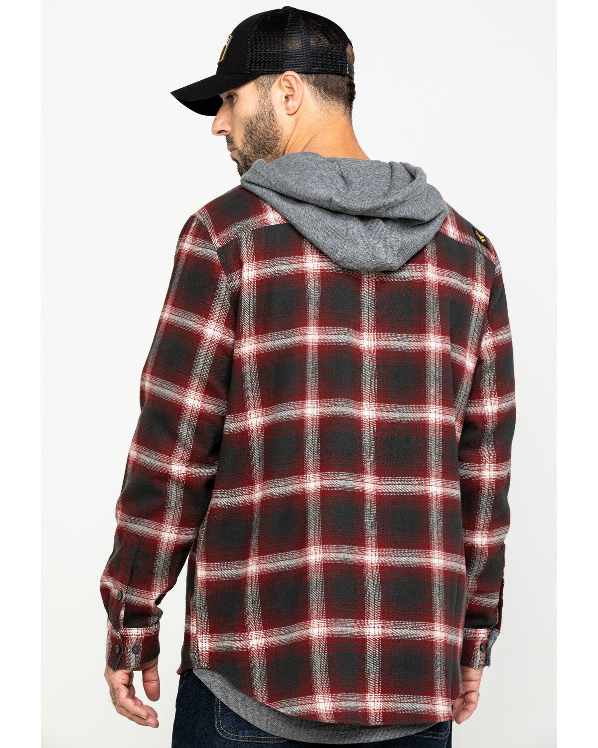 flannel jacket with hoodie