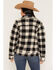 Image #4 - Outback Trading Co Women's Mary Kate Plaid Print Snap Sherpa Jacket, Black, hi-res