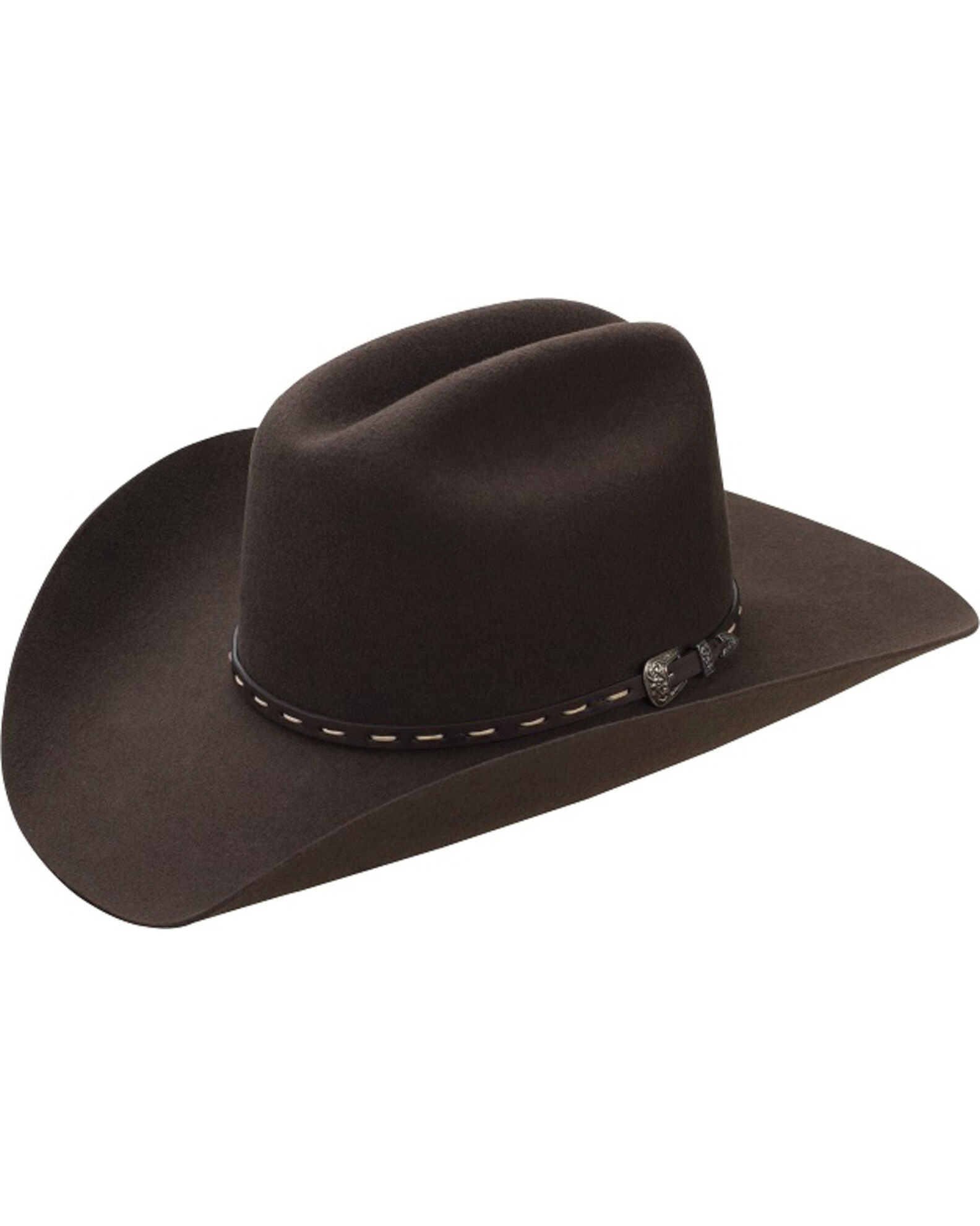Justin black clearance felt cowboy hat