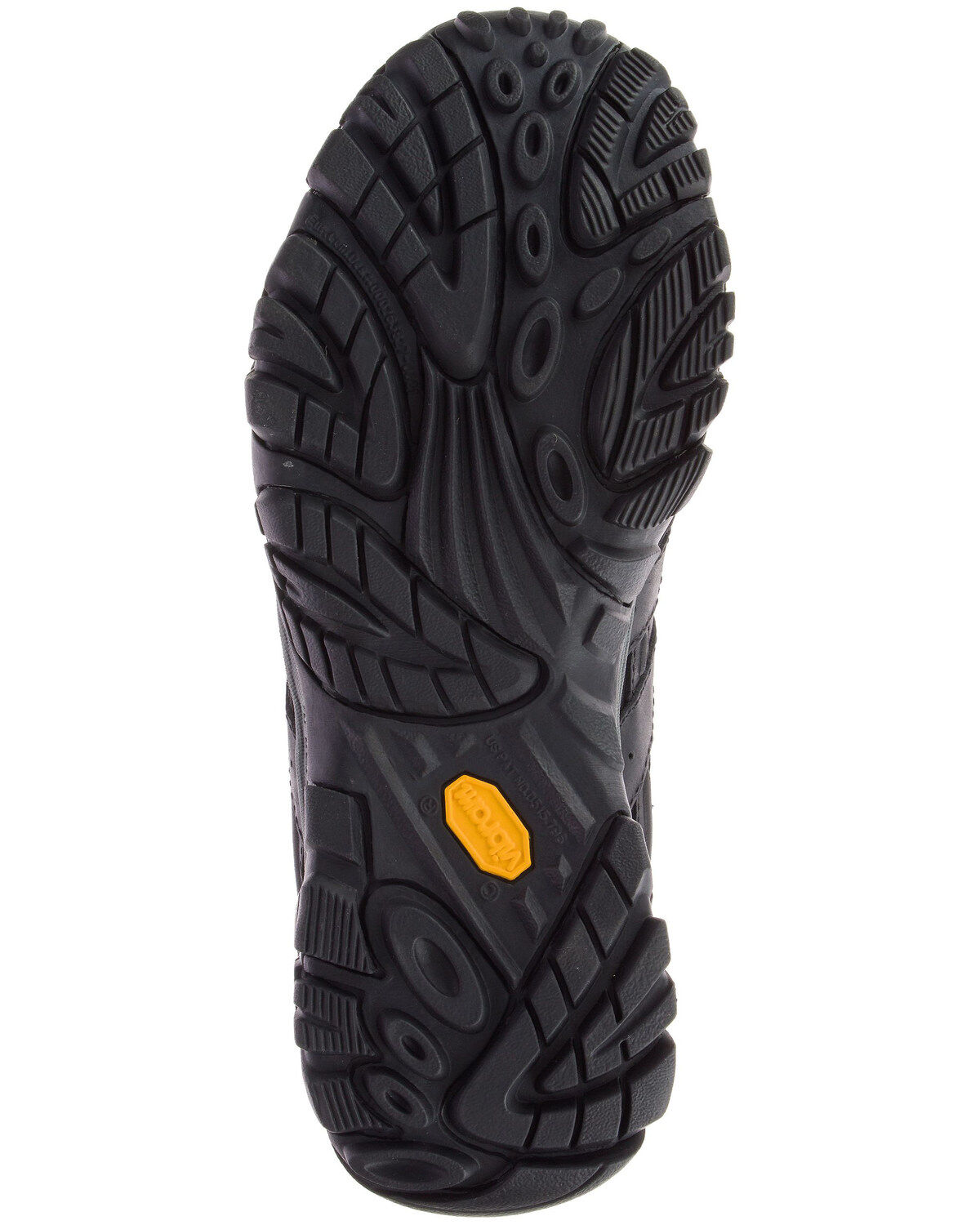 Image #6 - Merrell Men's Black MOAB 2 Prime Hiking Shoes - Soft Toe, Black, hi-res