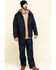 Hawx Men's FR Duck Hooded Work Jacket , Navy, hi-res