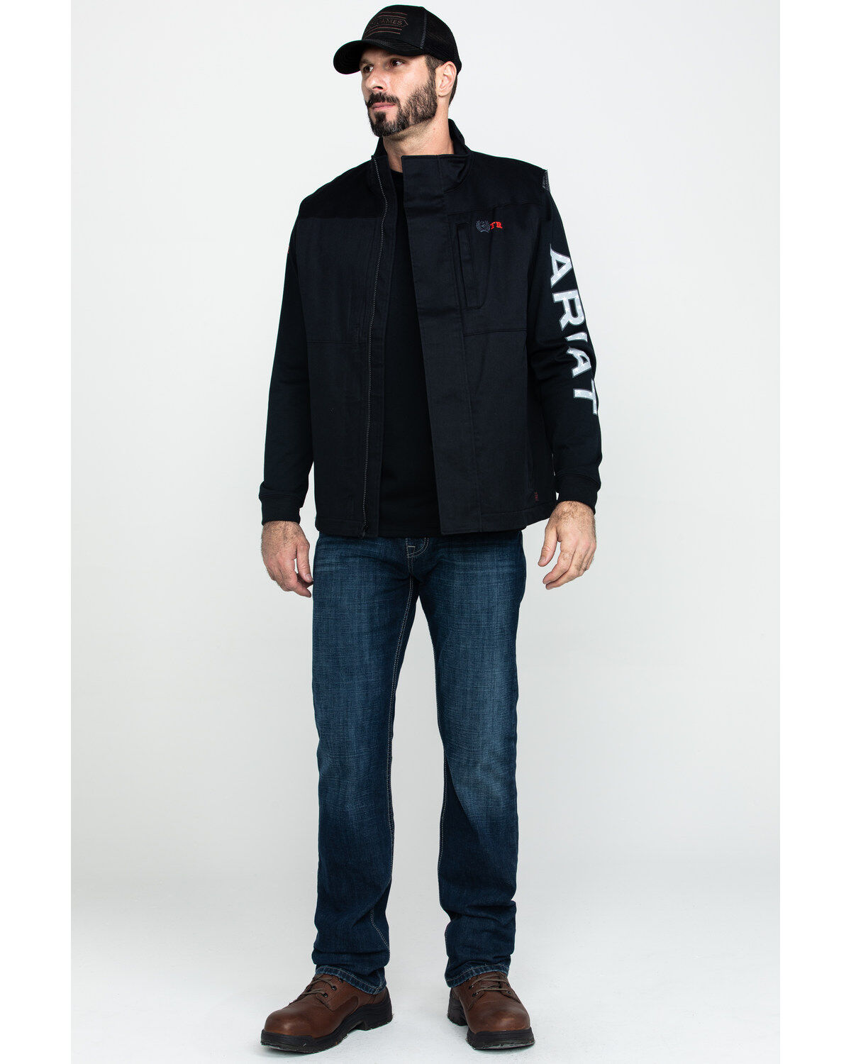 Image #6 - Cinch Men's FR Solid Twill Work Vest , , hi-res