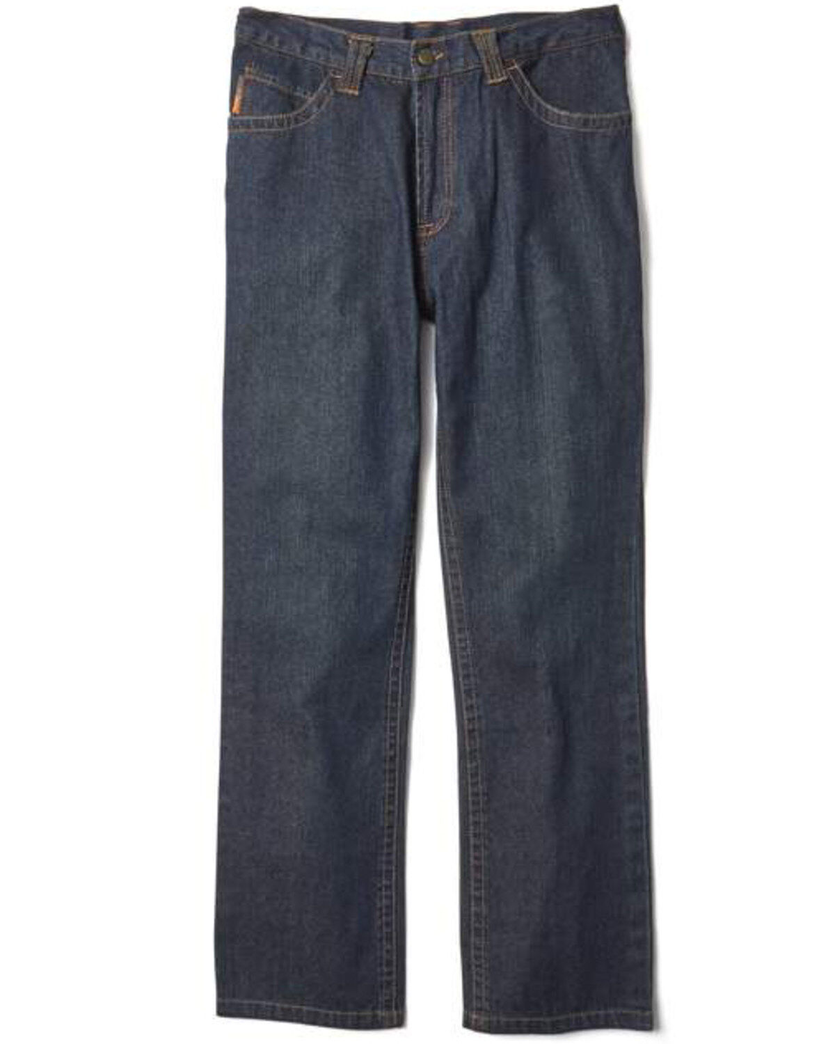 Image #1 - Rasco Men's FR Relaxed Fit Work Jeans, Indigo, hi-res