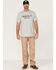 Image #2 - Hawx Men's Camo Logo Graphic Work T-Shirt, Light Grey, hi-res