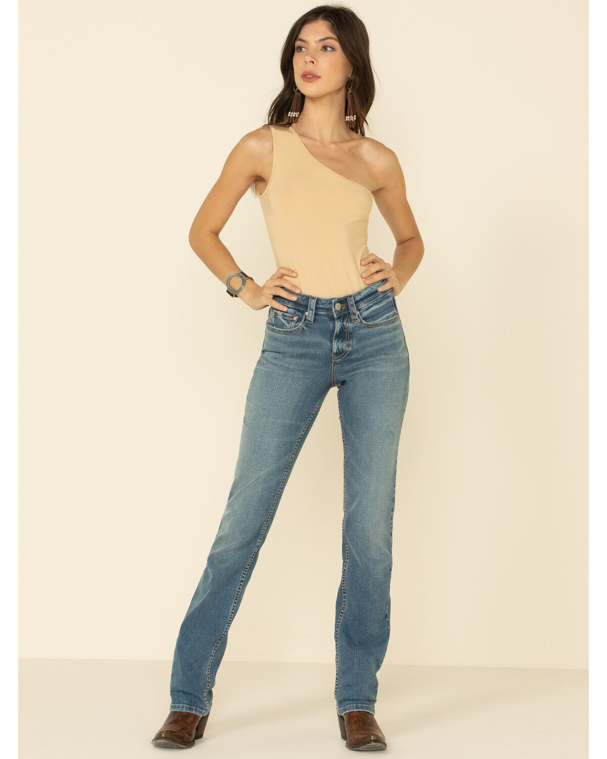 Image #1 - Shyanne Women's Straight Leg Riding Jeans, , hi-res