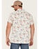 Image #4 - Pendleton Men's Hula Girl Tropical Print Short Sleeve Button-Down Western Shirt, White, hi-res