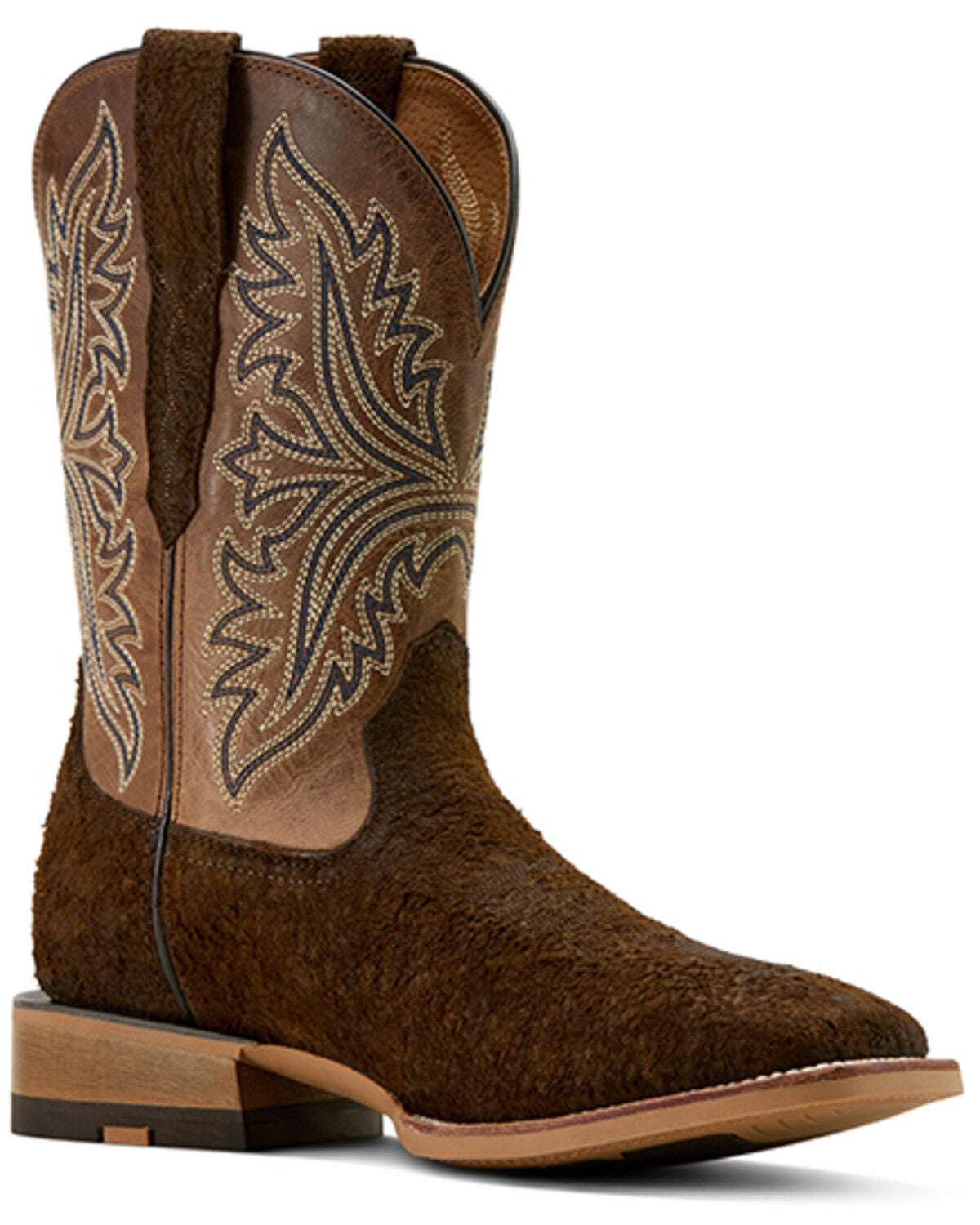 Ariat Men's Walker Western Boots - Broad Square Toe, Bronze, hi-res