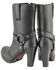 Image #3 - Milwaukee Leather Women's Leather Harness Boots - Round Toe, Black, hi-res