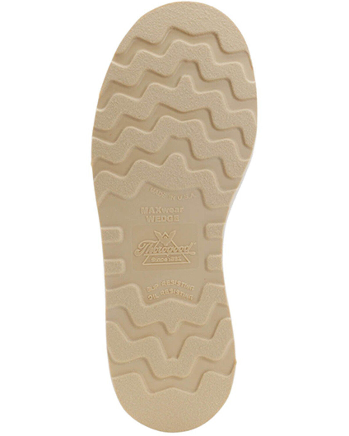 Image #3 - Thorogood Women's 6" American Heritage MAXWear Wedge™ USA Work Boots - Soft Toe, Brown, hi-res