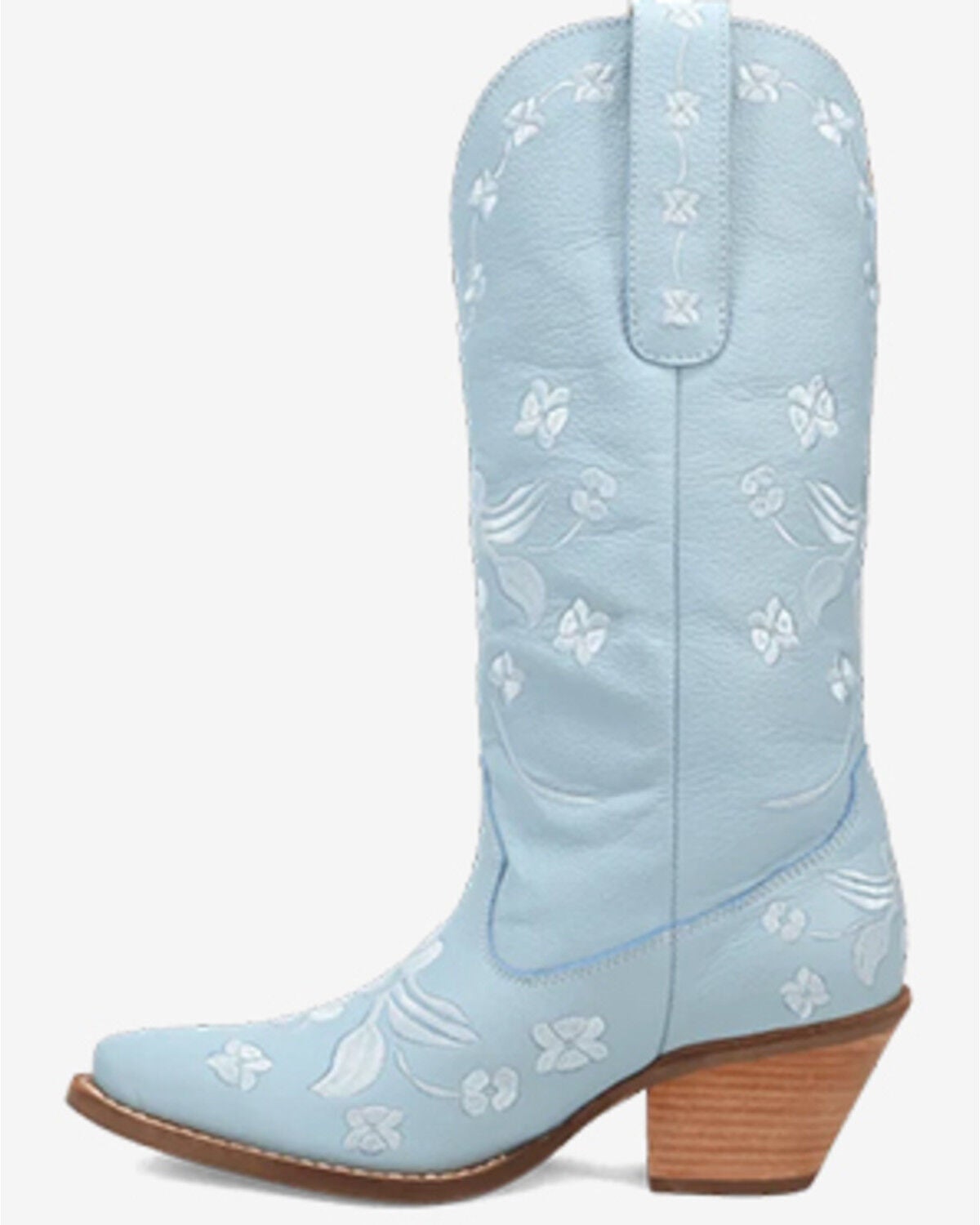 Image #3 - Dingo Women's Love Bug Western Boots - Snip Toe, Blue, hi-res