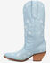 Image #3 - Dingo Women's Love Bug Western Boots - Snip Toe, Blue, hi-res