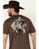 Image #4 - Ariat Men's Boot Barn Exclusive Abilene Shield Short Sleeve Graphic T-Shirt, Brown, hi-res