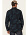 Moonshine Spirit Men's Prism Paisley Print Long Sleeve Snap Western Shirt , Navy, hi-res