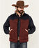 Image #1 - Kimes Ranch Men's Muir Trail Colorblock Quilted Vest, Burgundy, hi-res