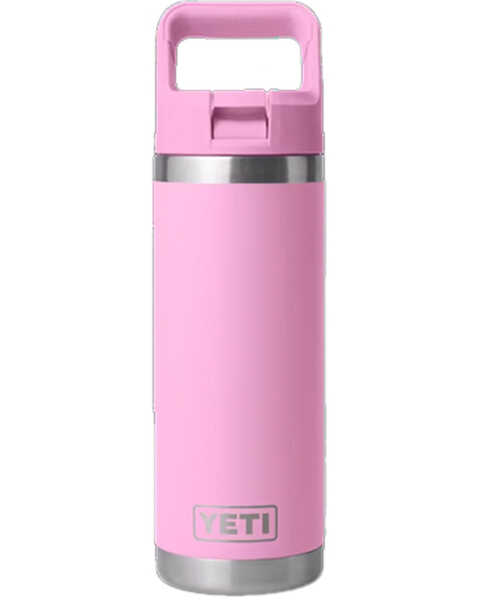 Image #1 - Yeti Rambler® 18oz Water Bottle with Chug Cap , Pink, hi-res