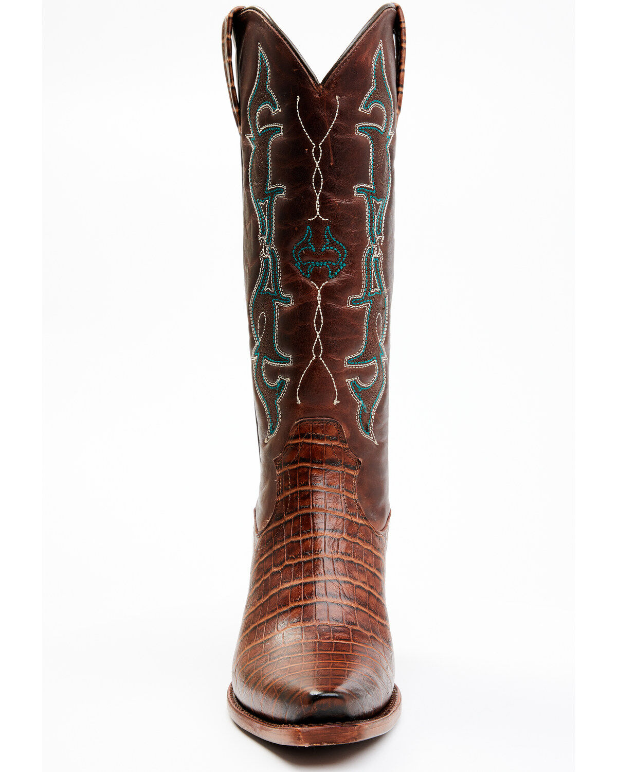 Image #4 - Idyllwind Women's Frisk Me Printed Leather Western Boots - Snip Toe, Brown, hi-res