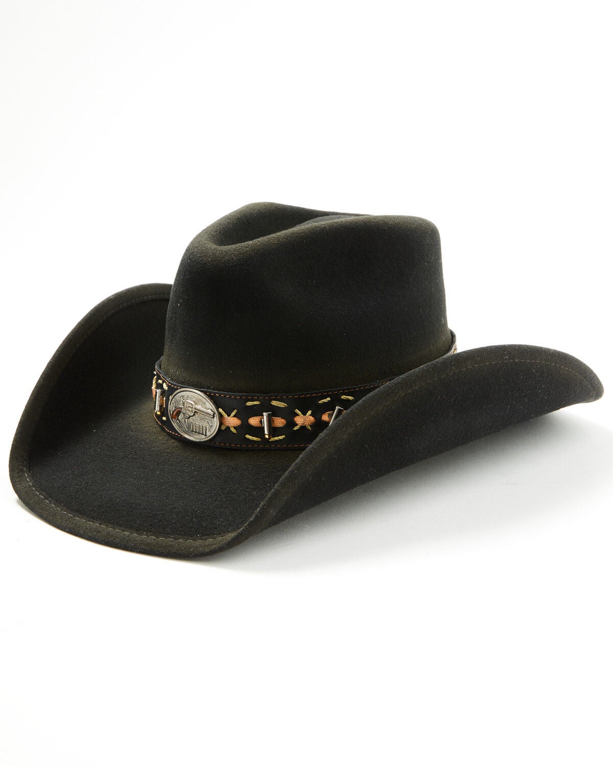 Bullhide Billy The Kid Premium Wool Felt Cowboy Hat, Black, hi-res
