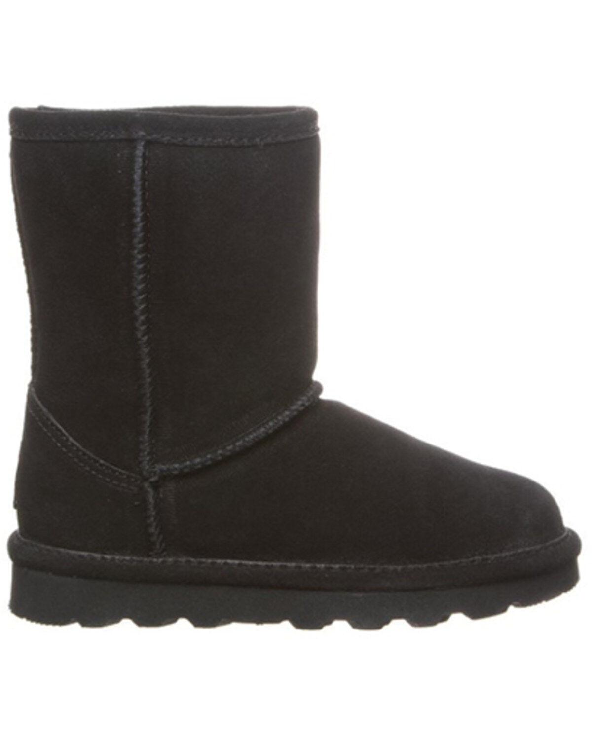 Image #2 - Bearpaw Girls' Elle Casual Boots - Round Toe, Black, hi-res